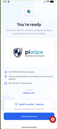 PIWIPE Mobile Android