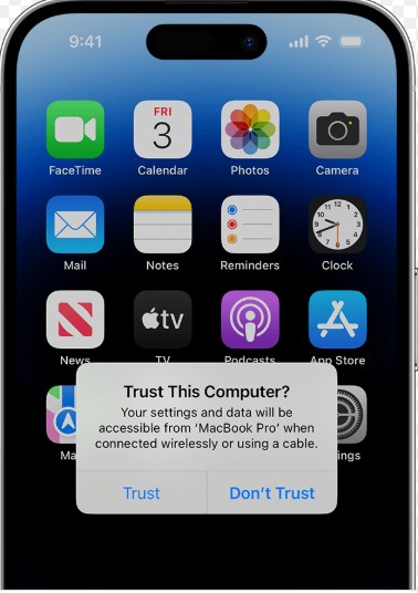 iPhone Trust This Computer prompt